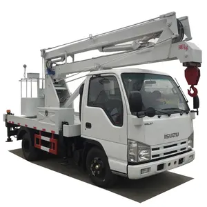 ISUZU colore bianco 16m 18m 20m 22m 24m 26m altezza di lavoro 4x2 secchio camion piattaforma di lavoro aereo camion per la vendita