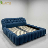 Lit de chambre principale U-best 1,8 mètre, modulaire, pour hôtel, villa, appartement, lit double, lit princesse moelleux, lit bulle de luxe