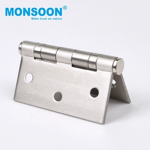 Charnière de porte invisible à double pliage de 3/4 pouces, 180 degrés, charnière de fenêtre à pivot pliable, charnière de porte en bois à coin arrondi en métal - Product Image 5