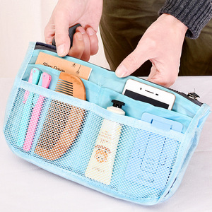 Multifunctional Toiletry Bag Canvas Rectangle Large Capacity Storage Bag For Bathroom Everyday Use Solid Color - Product Image 3