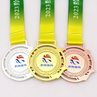 Médailles de marathon personnalisées de qualité supérieure Récompenses sportives scolaires Prix d'événements de course Souvenir en alliage de zinc