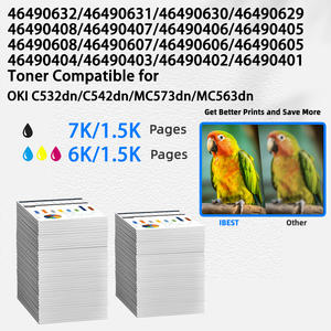 Cartucho de Tóner Compatible con Tonner <span class=keywords><strong>OKI</strong></span> C532dn C542dn MC573dn MC563dn C532 C542, Color, para <span class=keywords><strong>OKI</strong></span> 46490632 46490631 46490630 46490629 - Product Image 2