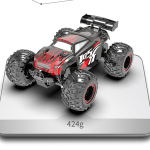 JJRC Q105 Радиоуправляемый автомобиль 1:18 большое колесо Монстр 2WD Радиоуправляемый грузовик 2,4 ГГц внедорожник 20 км/ч высокоскоростной Радиоуправляемый гоночный автомобиль RTR для детей - Product Image 1