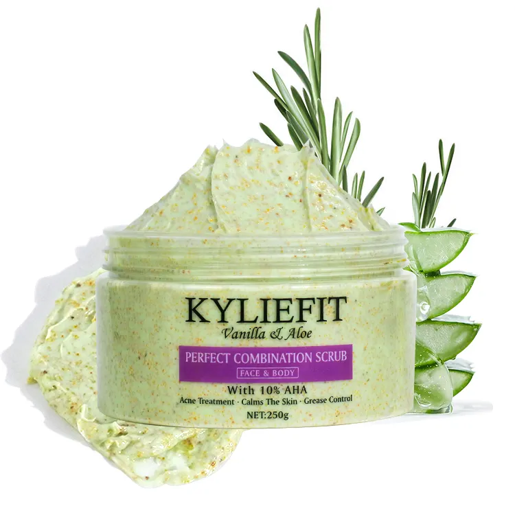 Widely used it is worth buying an exfoliating whitening skin scrub to brighten the skin natural facial and body aloe vera scrub