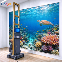 LINCJET LC-A2 DX7 Printer Mural Dinding Hotel Baru UV Inkjet Otomatis OEM