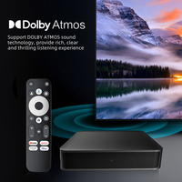 Boîtier Android TV certifié Google GD2, Amlogic S905Y4, 2 Go, 32 Go, 4K UHD, Chromecast intégré, pour streaming à domicile
