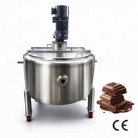 Machine à fondre le chocolat en acier inoxydable Ace 100L 200L 300L 500L, cuve de mélange et de stockage, réservoir de maintien au chaud pour chocolat