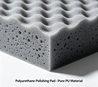 Tampon de polissage en polyuréthane sur mesure, 70-80 Shore A, surface lisse/maillée, bonne rétention de liquide pour applications CMP générales