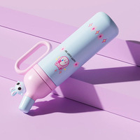 Nouvelle Bouteille Thermos Isotherme en Acier Inoxydable de 800 ML avec Paille, Motif Poupée Dessin Animé Kawaii pour Enfants, Isolation Thermique 6-12 Heures