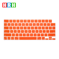Housse de protection pour clavier d'ordinateur portable en silicone coloré, étanche, anti-poussière, anti-rayures, pour MacBook Pro 14,2/16,2 pouces A2442/A2485