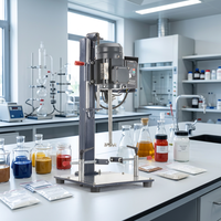 Disperseur-mélangeur de laboratoire haute vitesse 0-1500 tr/min à vitesse réglable pour tests en laboratoire