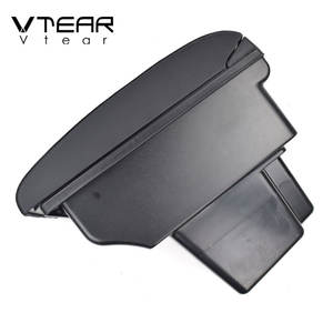 Vtear <span class=keywords><strong>Pour</strong></span> VW <span class=keywords><strong>Tiguan</strong></span> L accoudoir boîte USB <span class=keywords><strong>De</strong></span> Charge <span class=keywords><strong>de</strong></span> Double couche boîte <span class=keywords><strong>de</strong></span> rangement en cuir PU accoudoir boite auto accessoires 09-17 - Product Image 4