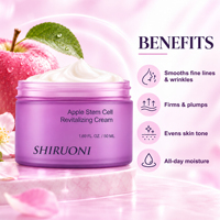 Crème Revitalisante aux Cellules Souches de Pomme Marque Blanche Anti-âge Hydratante Éclaircissante Antioxydante Protectrice