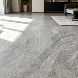 UNION STONE, granit gris cendre poli, design graphique moderne, écologique, naturel, petite dalle pour usage extérieur - Product Image 2