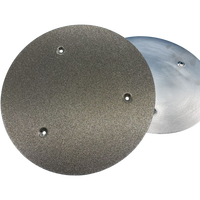 Disque de polissage plat en céramique diamantée pour pierres précieuses, grain 80, pour meuleuse d'angle 8 pouces (200 mm)