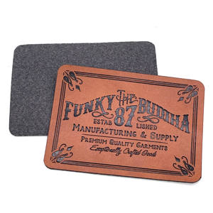 Etiquetas de Cuero Personalizadas para Ropa, Etiquetas de Marca, Parches de Cuero con Logotipo en Relieve/Metal, Etiquetas de Cuero PU para Zapatos y Prendas - Product Image 4