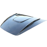 Capot en fibre de carbone noir brillant Haman 3K pour Porsche Cayenne 958 2010-2014, kit carrosserie, pièces de carrosserie automobile, accessoires de style