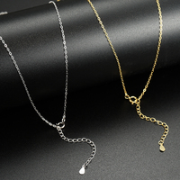 Collier Hip Hop plaqué or 14 carats Zircon Chaînes plaquées or rose 3mm 6mm 30mm Collier Moissanite Bijoux en argent de Dubaï pour hommes