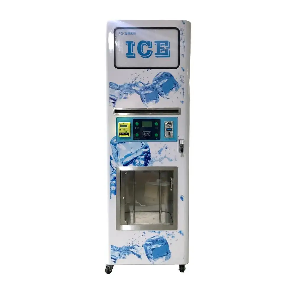 गर्म बिक्री स्वयं सेवा maquina dispensadora डे hielo बर्फ वेंडिंग मशीन