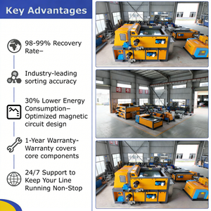 Separador de Corrientes de Foucault Portátil para Reciclaje de Chatarra de Cobre en Pequeñas Empresas - Product Image 4