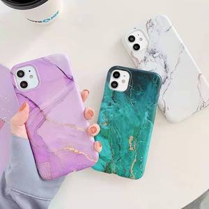 Funda de teléfono móvil personalizada para <span class=keywords><strong>Iphone</strong></span> <span class=keywords><strong>12</strong></span> pro max, Tpu, Imd, mármol, Dropshipping, proveedor de producción de China - Product Image 2