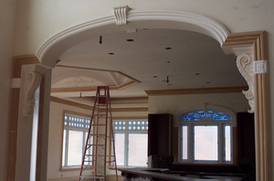 Nội Thất Bên Trong Bên Ngoài Trang Trí Thạch Cao GRG GRC Trụ Cột Sửa Đổi Khung Corbel - Product Image 4