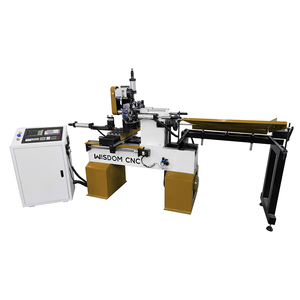 Mini auto-cho ăn <span class=keywords><strong>CNC</strong></span> gỗ biến máy tiện Máy chế biến gỗ với động cơ bánh răng động cơ để bán - Product Image 2
