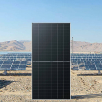 Panneau solaire TOPCon monocristallin à demi-cellules 550W 600W pour système de stockage de batteries solaires hors réseau