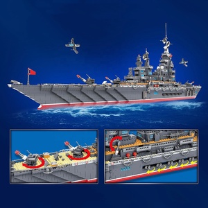 100041 WW2 navires <span class=keywords><strong>de</strong></span> <span class=keywords><strong>guerre</strong></span> militaires cuirassé Collection <span class=keywords><strong>guerre</strong></span> mondiale 2 II briques modèle classique bricolage assemblage jouets blocs <span class=keywords><strong>de</strong></span> construction ensembles - Product Image 3