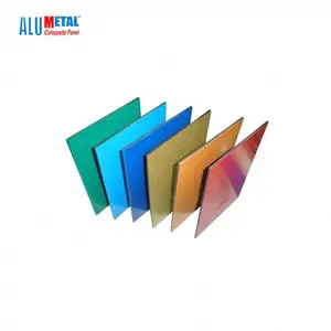 fireproof pvdf coating aluminum sheet aluminum foam sandwich panel wall cladding (acm).aluminum composite panel