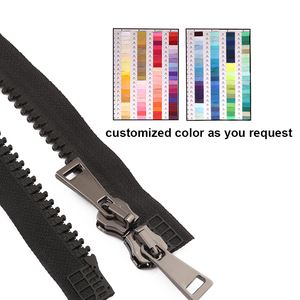 Cremallera <span class=keywords><strong>Riri</strong></span> 2 voies de haute qualité # 8 Fermetures éclair en plastique pour vêtements, marque européenne - Product Image 5