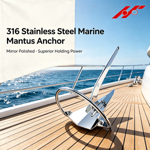 Ancre pliante carrée en acier inoxydable 316 et acier au carbone, ancre coulissante et de maintien pour bateaux et yachts marins - Product Image 6