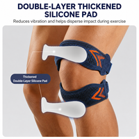 Attelle de genou stabilisatrice rotulienne réglable, sangle à double boucle pour soulager la douleur, support de genou pour le sport et l'usage quotidien