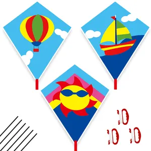 Mini Diamond kite with customer logo printed for promotion