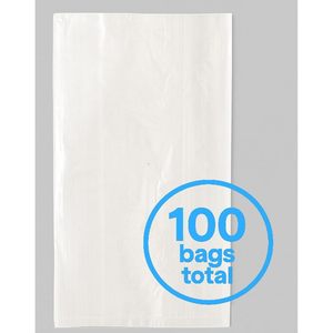Focus Poly Clear LDPE Plastic <b>Bags</b> 4x2x8 Inches Open Top Rectangular Food Storage Packing Storage Sundries 100 Count - Product Image 4