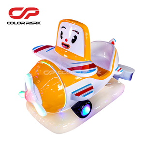 Máquina de Juegos Infantil de Fibra de Vidrio con Monedas, Colorida, con Música y Video, Tipo Columpio - Product Image 1