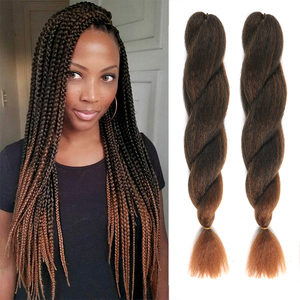 Extension Capillaire Synthétique Yaki Vixen <span class=keywords><strong>de</strong></span> 26 Pouces, Style Européen et Américain, Tressé Crochet Africain, Effet Moelleux - Product Image 1
