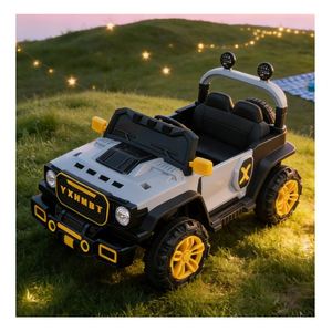 Coche Eléctrico para Niños con Control Remoto, Doble Motor 390, 12V7Ah, con Acceso a Panel y App, Música, Luces, Neumáticos con Efecto de Choque, para Niños de 2 a 4 Años, de Plástico - Product Image 5