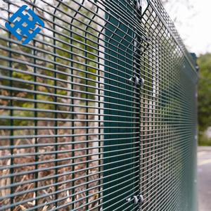 358 Clôture de sécurité anti-montée Panneaux de treillis métallique en fer revêtus de PVC Clôture par technologie de soudage Treillis métallique soudé - Product Image 5