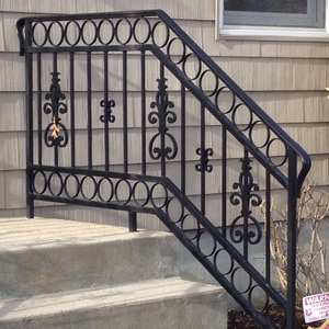 Panneaux de clôture en <span class=keywords><strong>fer</strong></span> à prix promotionnel Clôture en fil tissé 4x4 droit Clôture en <span class=keywords><strong>fer</strong></span> à tige ancienne de vente chaude - Product Image 2