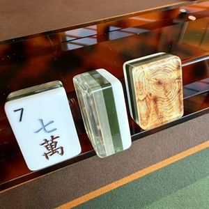 Juego <span class=keywords><strong>de</strong></span> Fichas <span class=keywords><strong>de</strong></span> Mahjong Americano con Temática <span class=keywords><strong>de</strong></span> Golf Masters, 160 Piezas, Acrílico <span class=keywords><strong>de</strong></span> Cuatro Capas Grabado, con Bolsa y Tapete para Noches <span class=keywords><strong>de</strong></span> Juego - Product Image 3