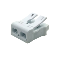Connecteur de câblage rapide 925-2P pour éclairage LED, bornes électriques à double pression, connecteurs en laiton