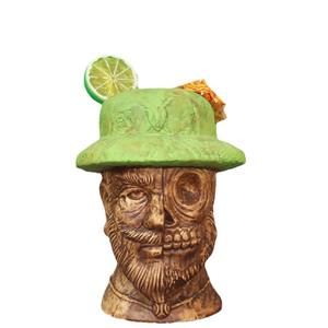 American Bar Creative Tiki Cup Hawaiian Ceramic Skulls Two Face Cocktail Glass Tiki Mug Beer Mug - Product Image 2