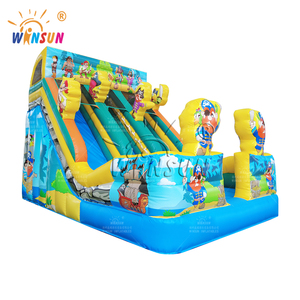 Winsun Hot Bán cướp biển cá mập cho <span class=keywords><strong>Inflatable</strong></span> trượt Combo PVC nhà bị trả lại với tàu cướp biển chủ đề <span class=keywords><strong>Inflatable</strong></span> lâu đài - Product Image 3