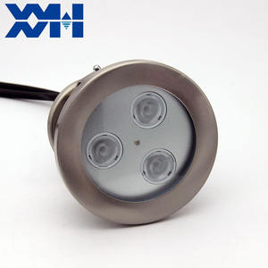 Luz LED Subacuática de Acero Inoxidable de 9W con Cambio de Color Automático RGB AC12V 24V, IP68 Impermeable, para Fuentes Exteriores - Product Image 1