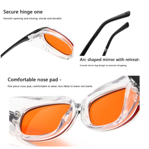 Mới nhất hợp thời trang thời trang hình bầu dục Vòng Kính mắt unisex phụ nữ người đàn ông Windproof bảo vệ mắt kính chống ánh sáng màu xanh Ngăn Chặn kính - Product Image 3