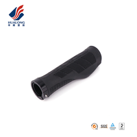 Poignées de guidon de vélo de vélo vtt, poignées de guidon lisses en caoutchouc souple antidérapant, poignée de poignée, extrémité de barre de verrouillage G324