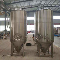 Cuve de fermentation de bière en acier inoxydable de 5000L 10000L, fermentateur à température contrôlée, silo de stockage à vendre