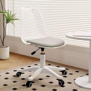 <span class=keywords><strong>Silla</strong></span> de oficina sencilla para el hogar, taburete trasero para recepción, <span class=keywords><strong>silla</strong></span> de comedor de <span class=keywords><strong>tulip</strong></span>án transparente - Product Image 6