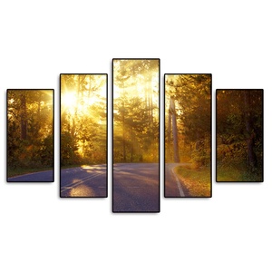 Tranh Phong Cảnh Bán Sỉ Tranh In 5 Tấm Vải Bố Nghệ Thuật Treo Tường Theo Yêu Cầu - Product Image 3